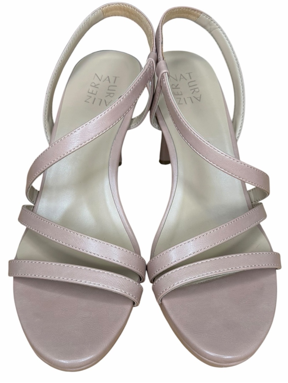Naturalizer Brenta Tan Nude Slingback Heels Women’s Size 12M Comfort Sandals